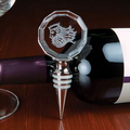 Faceted Crystal Wine Stopper w/ 12 Sided Top